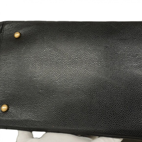 CHANEL Black Caviar Leather Shoulder Bag - Picture 15 of 16